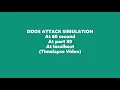 DDOS attack on localhost