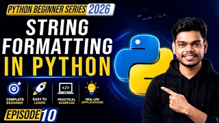 Python String Formatting In Tamil Python Beginner Series 2026