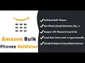Amazon Bulk Phone Numbers Validator