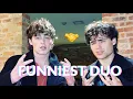 Jamie Flatters and Jack Champion being the funniest duo
