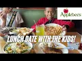 Lunch date at Applebee s with the kids