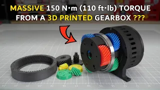 Massive Torque 3D Printed Planetary Gearbox Mantis Hacks 