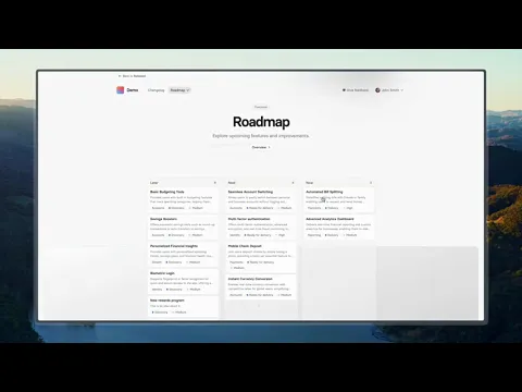watch Released - Feedback Portal, Public Roadmap, AI Release Notes video