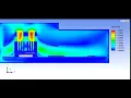 velocity profile for the hanging node experiment