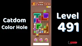 Catdom Color Hole Level 491 Screenshot