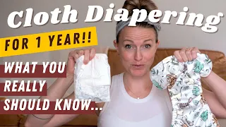 I wish I knew Cloth diapering one year review