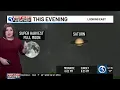 Supermoon and Saturn visible tonight