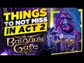Things You Can Miss In Act 2 - Baldur s Gate 3
