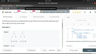 Same Tree Microsoft Google Amazon interview question Leetcode 100