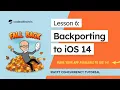 Concurrency Series 6 - Backporting to iOS 14