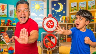 عشنا 24 ساعة من غير موبايلات… والنتيجة صدمتنا😭📵