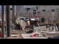How long will sewer line work back up traffic on Central