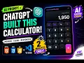 I Built a Modern Calculator with Just ONE AI Prompt