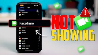 How to Fix FaceTime Not Showing in iPhone Settings FaceTime Option Missing iPhone