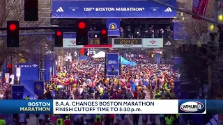 BAA changes Boston Marathon finish cutoff time to 5 30 p m