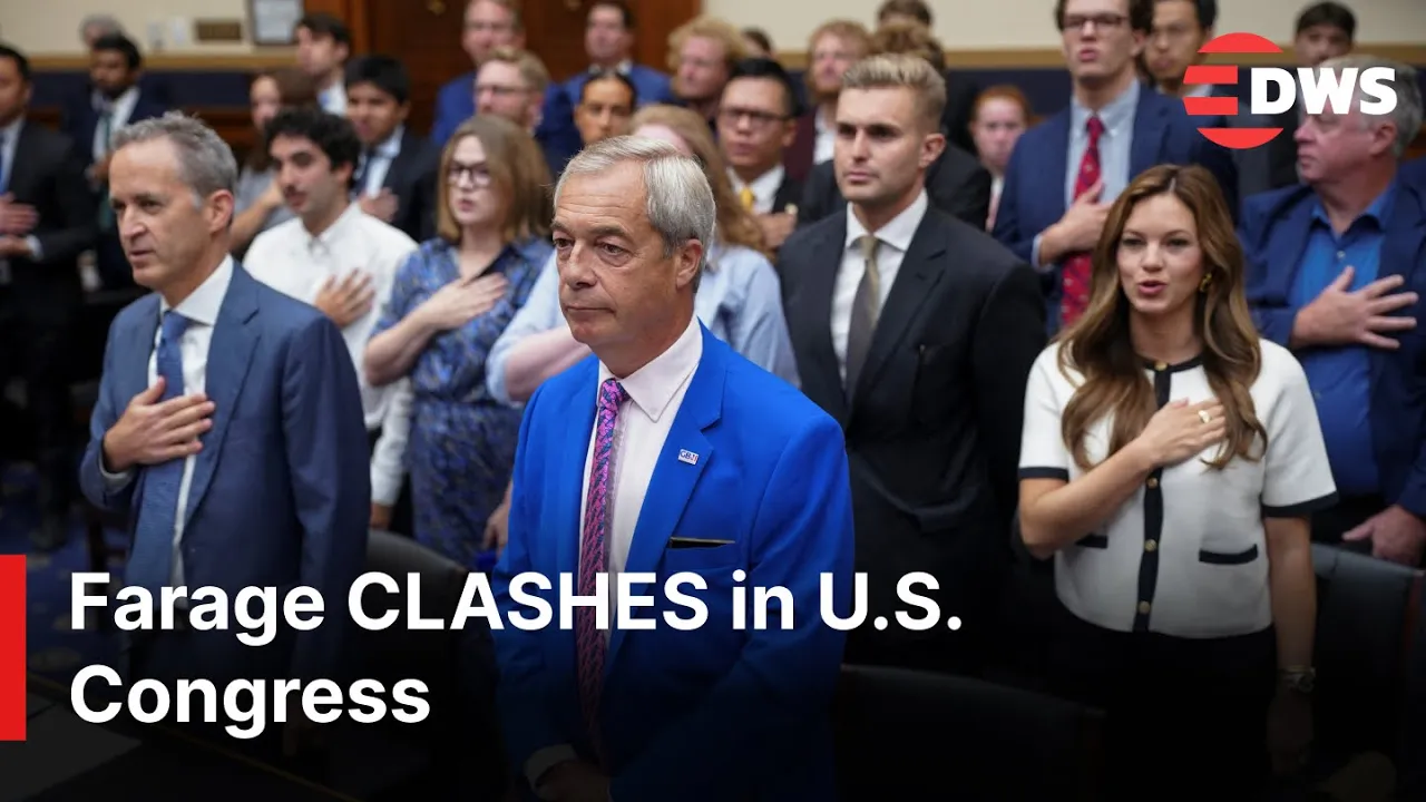 WATCH TENSE: Nigel Farage, Morgan Reed & David Kaye in Explosive U.S. Hearing on Free Speech | AC1E
