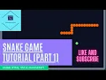 HOW TO MAKE SNAKE GAME USING HTML CSS AND JAVASCRIPT PART 1 LIKE SHARE SUBSCRIBE PWM