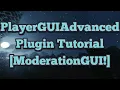 PlayerGUIAdvanced Minecraft Plugin Tutorial GUI Plugin for Minecraft