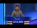 Cris Pannullo Finishes With 0 in Final Jeopardy