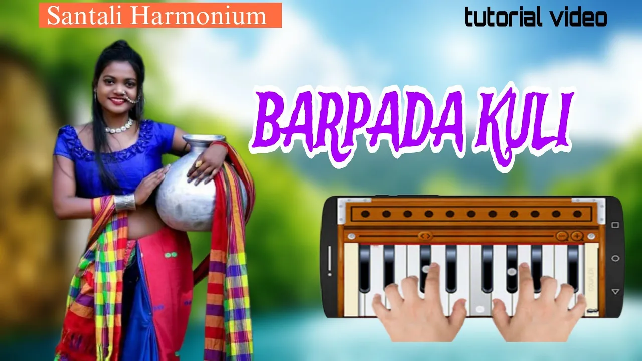 BARPADA KULI//Santali song piano notes//Santali piano music