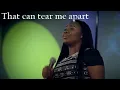 You're bigger. Jekalyn Carr original version with lyrics