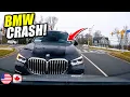 SPEEDING BMW CAUSES HEAD-ON CRASH - 1025 Driving Fails