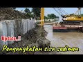 Lagu Update‼️ pengangkatan sisa sedimen #machine #excavator #proyek #kangdedimulyadi