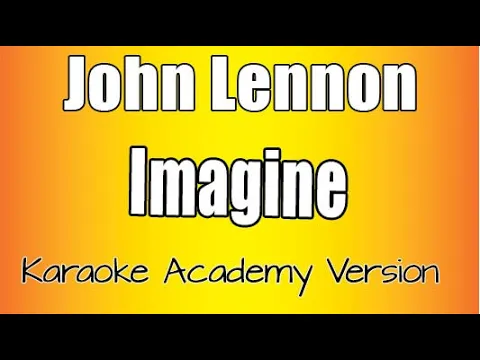 Download MP3 John Lennon -  Imagine (Karaoke Version)