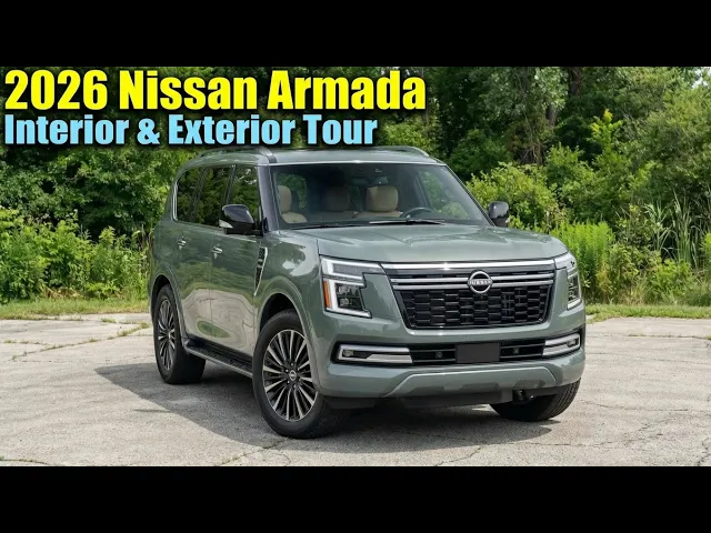2026 Nissan Armada Pro 4X Debuts Twin-Turbo V6 and Serious Trail Armor
