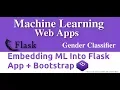 Machine Learning Web App With Flask Bootstrap Gender Classifier App