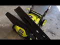 Ryobi 40V 21 Multi Blade Cross Cut Conversion on Single Blade Mower