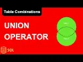 46 How does UNION operator work in SQL Give a suitable example SQL Interview Question Answer