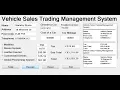How to Create Vehicle Trading Management System in Visual Basic Net - Tutorial 1 of 2