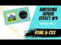 Amazing Hover Button Effect Using Only HTML CSS ASMR No Talking