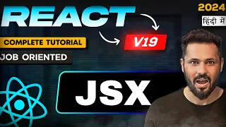 React JS 19 Tutorial in Hindi Writing Markup with JSX