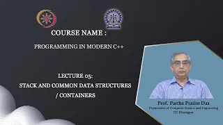 Lecture 05 Stack and Common Data Structures Containers