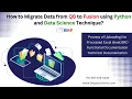 How to Migrate Data from QuickBooks to Fusion using Python Oracle Fusion Migration Project