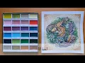 Download Lagu Lets try the Kuretake Gansai Tambi art nouveau set