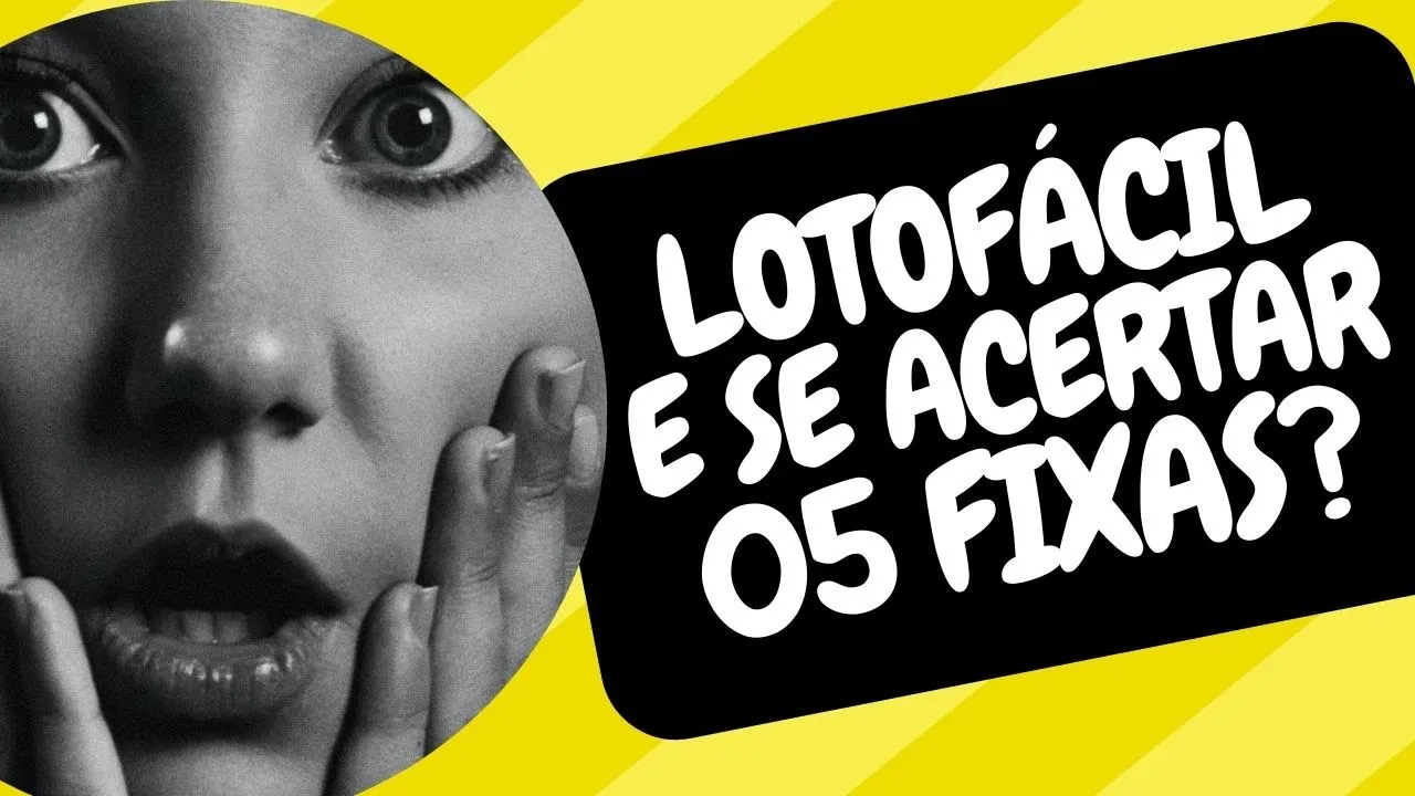 ACERTANDO AS 5 FIXAS, QUAL É A CHANCE DE FAZER 14 PONTOS NO LOTOFÁCIL?