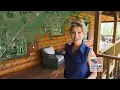 Log Home For Sale on 40 acres in Oklahoma Hunting Land Shop Food Plots Hiking Trails