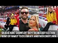 Gracie Hunt shows off boyfriend Cody Keith in front of family to celebrate another Chiefs win