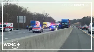 LIVE I-85 South in Concord closed due to deadly crash