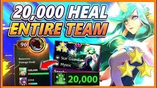 20,000 HEAL PER CHAMPION (IMPOSSIBLE TO LOSE) - BunnyFuFuu | Teamfight Tactics