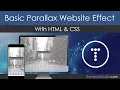 Basic Parallax Website With HTML CSS