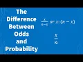 What Is The Difference Between Odds and Probability Statistics