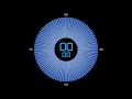 100 Second Timer with Music - Blue Circle Countdown