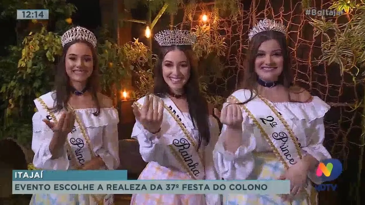 37ª Festa Nacional do Colono de Itajaí já tem sua realeza