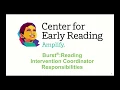 Intervention Coordinator Responsibilities