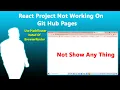 react project not work on gitpages github page not support browser router