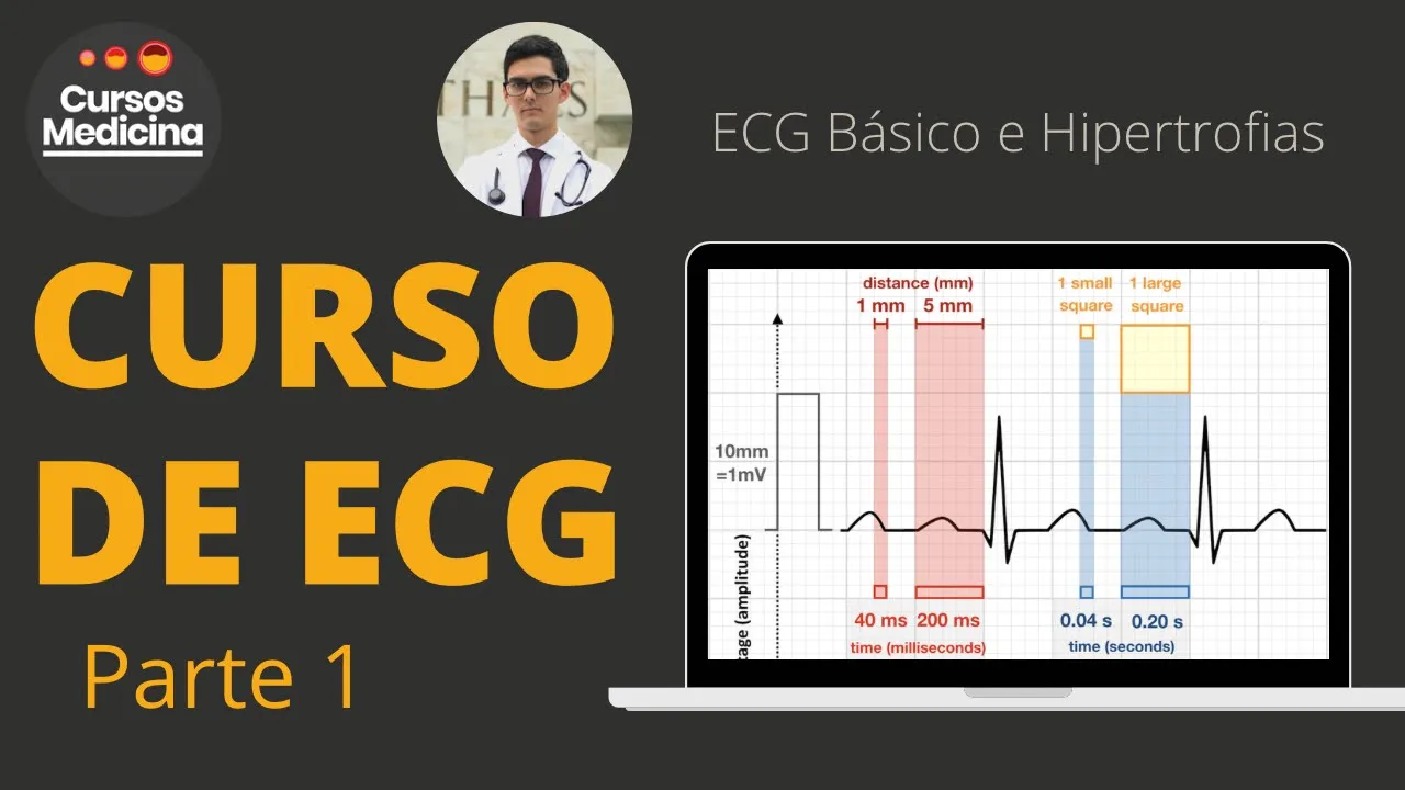Curso de ECG Parte 1: ECG Básico e Hipertrofias